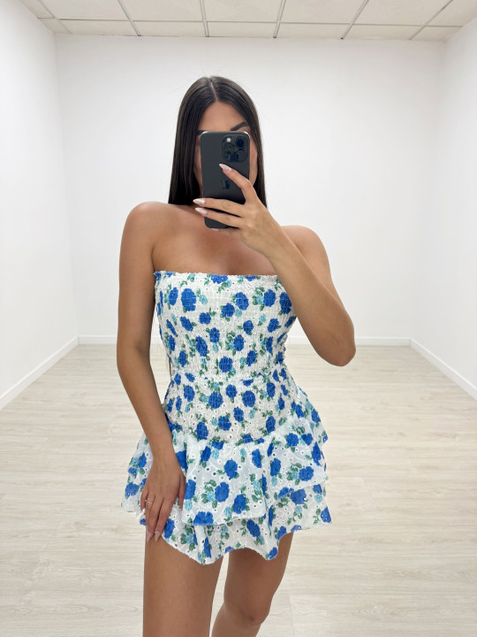CONJUNTO IBIZA FLORAL AZUL CONJUNTO IBIZA FLORAL AZUL